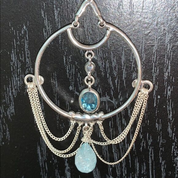 Apt 9 — Beautiful Silver + Turquoise Necklace - Picture 2 of 7